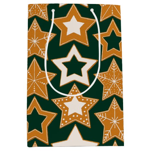 Kerstkoeksterren (Noel) Cadeautas (Voorkant)
