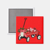 Kerstkoelkast voor kerstmis met Cadeaus van Santa  Magneet (Voorkant / Achterkant)