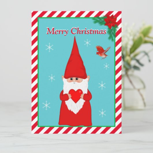 Kerstkoepel en kerstvierkant Kaart (Staand voorkant)