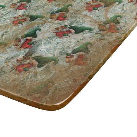 kerstkoepel met boomgaard snijplank (Hoek)