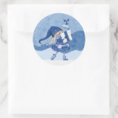 kerstkoepel met cadeautjes Sticker (Tas)