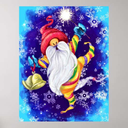 kerstkoepel met Poster van cellen - schilderen (Voorkant)