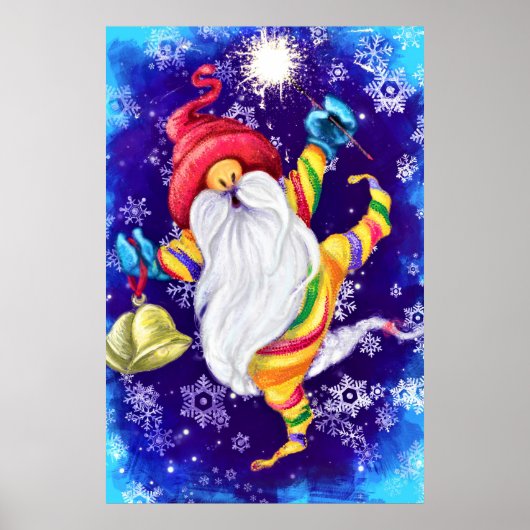 kerstkoepel met Poster van cellen - schilderen (Voorkant)