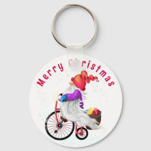 kerstkoepel met Sleutelhanger van Bike en Gifts