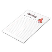 kerstkoepel voor feestemmer notitieblok (Schuin)