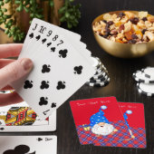  kerstkoepelontwerp pokerkaarten (Insitu)