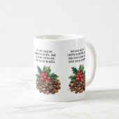 Kerstkoffie citaat koffiemok (Voorkant rechts)