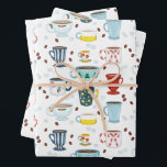 Kerstkoffie Cup van Gezellig Inpakpapier Vel<br><div class="desc">Is er iets gezelliger dan een kopje koffie naast de kerstboom?</div>