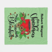 Kerstkoffie film met bijvoegnaam bekijken fleece deken (Voorkant (Horizontaal))