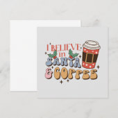 kerstkoffie | Kerstman en koffie (Voorkant / Achterkant)