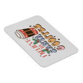 kerstkoffie | Kerstman en koffie Magneet (Rechterzijde)