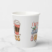 kerstkoffie | Kerstman en koffie Papieren Bekers (Links)
