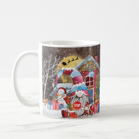 Kerstkoffie Koffiemok (Links)