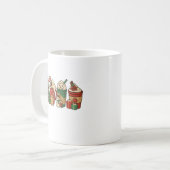 kerstkoffie koffiemok (Voorkant links)