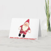 Kerstkoffie Latte / Cappuccino Wenskaart Feestdagen Kaart (Achterkant)