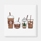 kerstkoffie magneet (Voorkant)