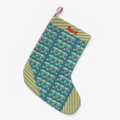 kerstkoffie met kleine kerstcadeautjes kleine kerstsok (Voorkant (Hangend))