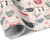 kerstkoffie-Mok Cadeaupapier (Rol Hoek)