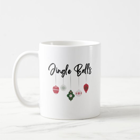 Kerstkoffie Mok - Jingle Balls (Links)