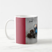 Kerstkoffie-mok. Koffiemok (Links)