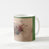 Kerstkoffie-mok. Koffiemok (Voorkant rechts)