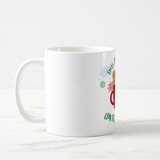 kerstkoffie-mok koffiemok (Links)