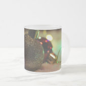 kerstkoffie-mok matglas koffiemok (Voorkant rechts)