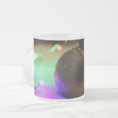 kerstkoffie-mok matglas koffiemok (Voorkant links)