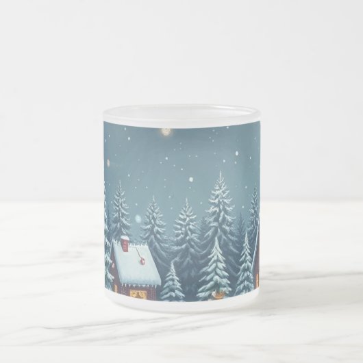 kerstkoffie-Mok Matglas Koffiemok (Center)