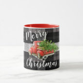 Kerstkoffie Mok Red XMAS Truck Pset (Midden)