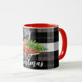 Kerstkoffie Mok Red XMAS Truck Pset (Voorkant rechts)