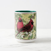 Kerstkoffie of thee tweekleurige koffiemok (Center)