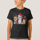 Kerstkoffie Roze Kerstspice Latte Cosy S T-shirt (Voorkant)