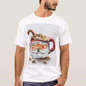 kerstkoffie t-shirt (Voorkant)