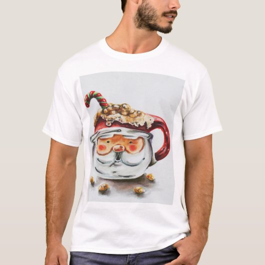 kerstkoffie t-shirt (Voorkant)