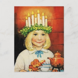 "Kerstkoffie" van Jenny Nystrom Briefkaart