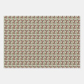 Kerstkoffieliefhebbers Inpakpapier Vel (Voorkant 3)