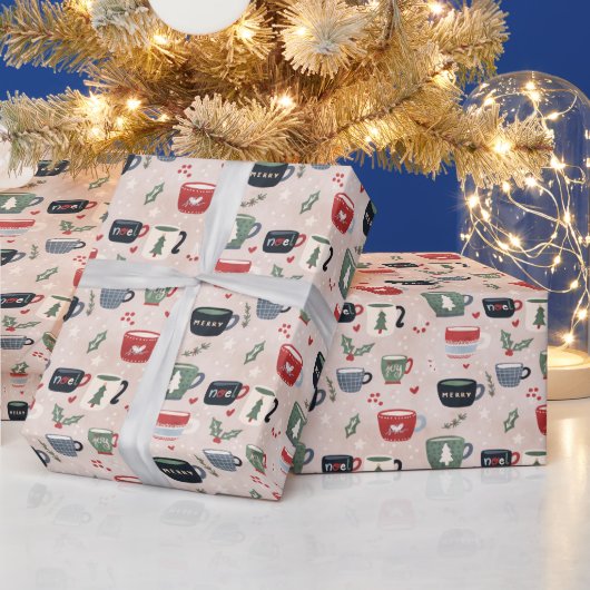 Kerstkoffiemok Cadeaupapier (Feestdagen)