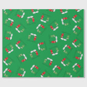 kerstkoken Funny Chef Spices Cadeaupapier (Vlak)