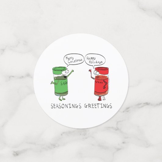 kerstkoken Funny Chef Spices Confetti (Kleine voorkant)