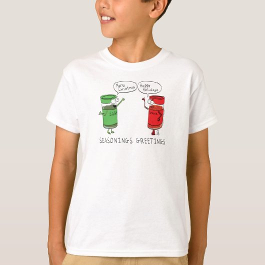 kerstkoken Funny Chef Spices T-shirt (Voorkant)