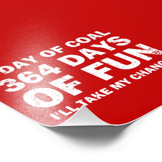 kerstkolen VS 364 Fun-dagen Foto Afdruk (Hoek)