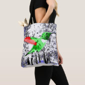 kerstkolibrie tote bag (Dichtbij)