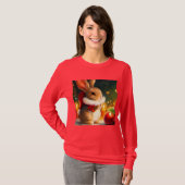 Kerstkonijn 1 t-shirt (Voorkant volledig)