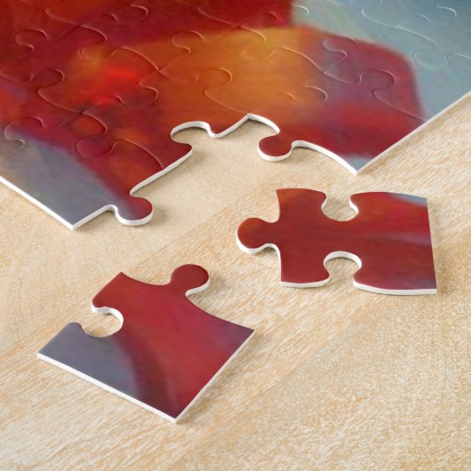 Kerstkonijn (2) legpuzzel (Zijkant)