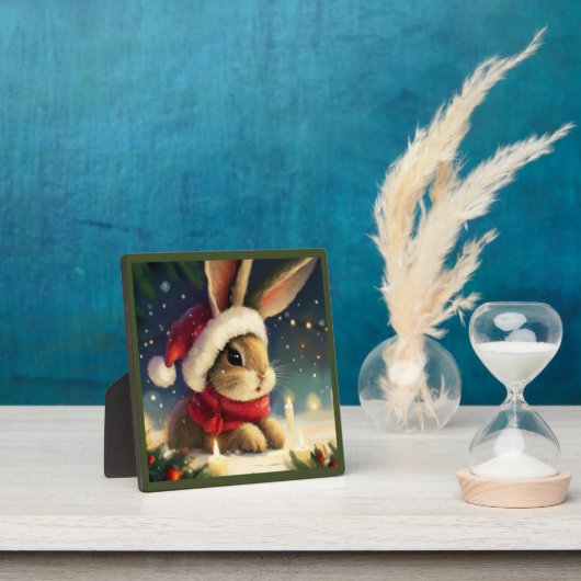 Kerstkonijn 4 fotoplaat (Insitu)