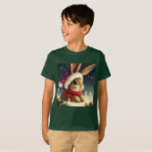 Kerstkonijn 4 t-shirt (Voorkant volledig)