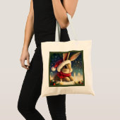 Kerstkonijn 4 tote bag (Voorkant (product))