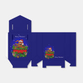 kerstkonijn bedankdoosjes (Uitgevouwen)