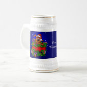 kerstkonijn bierpul (Voorkant links)